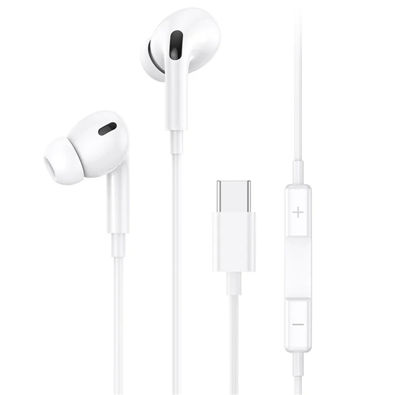USAMS SJ452 EP-41 Type-C In-ear Earphone 1.2m - White