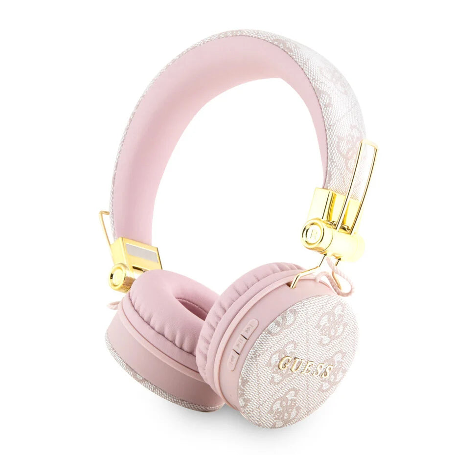 Guess Bluetooth Headphones Round Shape - Pink