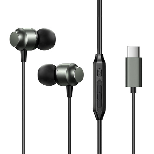Joyroom JR-EC06 USB-C in-ear headphones - Gray