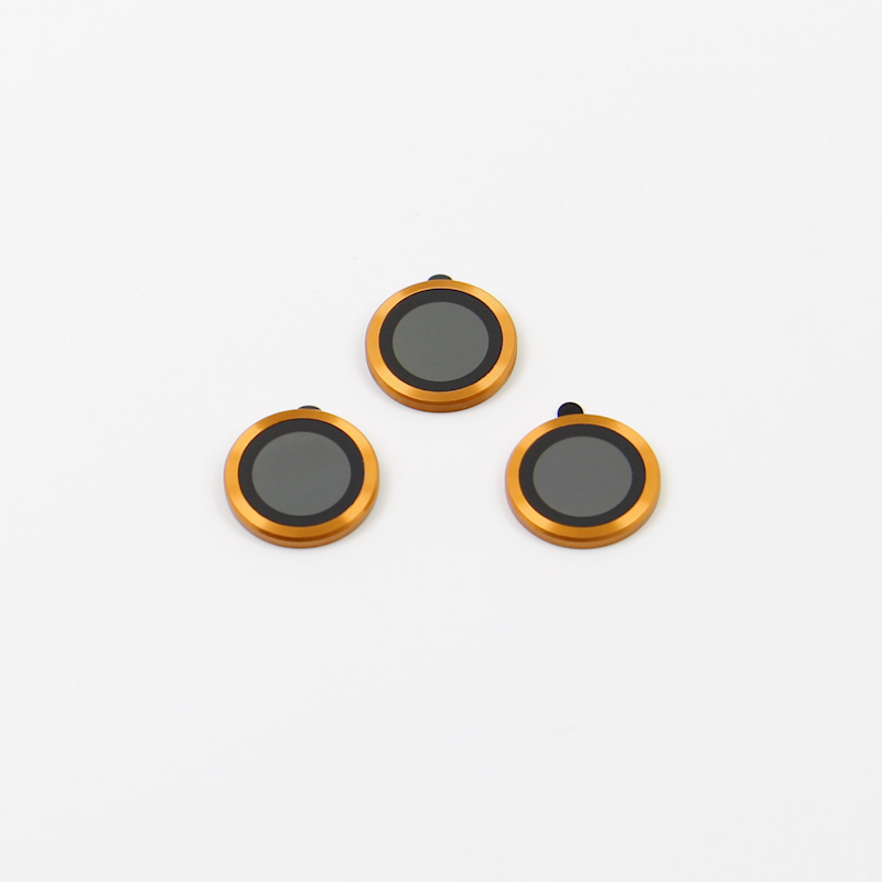 Set of lens glasses for iPhone 17 Pro/ Pro Max Orange (3pcs)