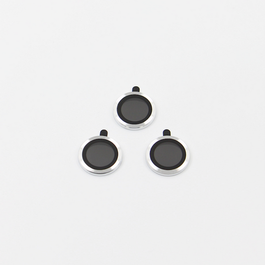Set of lens glasses for iPhone 17 Pro/Pro Max silver (3pcs)