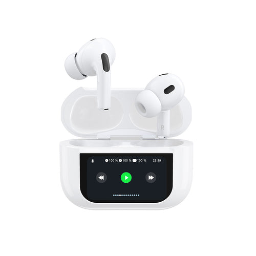 Dudao U19 in-ear TWS with LED display - white